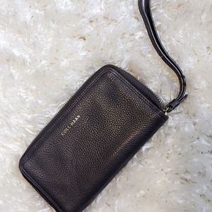 Cole Haan leather wristlet